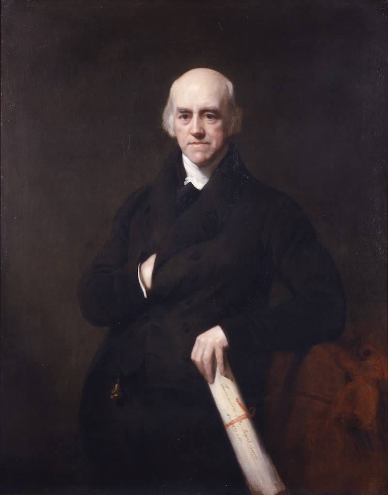 Portrait of Davies Gilbert, by Thomas Phillips, 1833